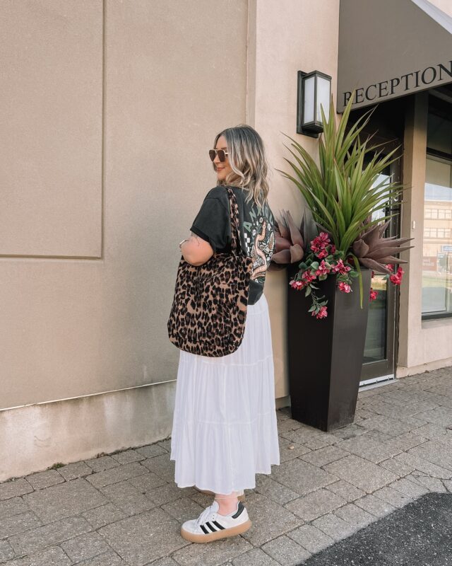 Anxious but cute☀️🖤🐍Tee is @octopiedmind #gifted Code NAYLA for 15% off! Say “details” to have links to shop sent to your DMs!

_________

Midsize spring summer outfits, graphic tee, white maxi skirt,
casual outfit inspo, easy outfits
.
.
.
#midsizefashion #octopiedmind #graphictee #maxiskirt #springoutfits #springootd #summeroutfits #midsizeoutfits #everydaystyle #size12 #size14 #canadiansmallbusiness #canadianfashion