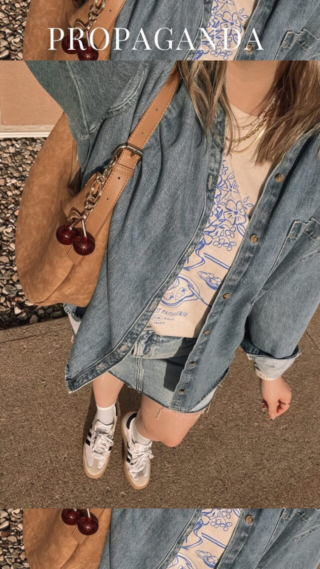 Love this trend 🤍 What would you add?

Say “SHOP” for outfit details!

_______

Midsize fashion, midsize spring outfits, double denim outfit, propaganda I’m not falling for
.
.
.
#propagandaimnotfallingfor #midsizefashion #midsizeootd #size12 #size14 #springoutfits